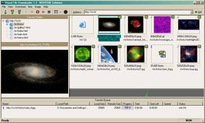 Visual File Downloader Screenshot